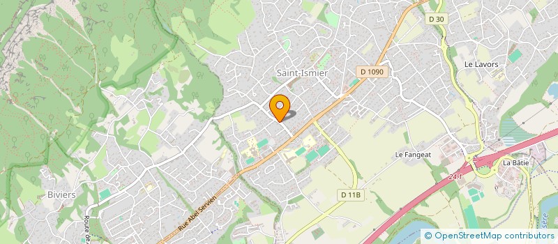 localisation de l'entreprise MADAME MELISSA JULLIEN-PALLETIER  SAINT-ISMIER