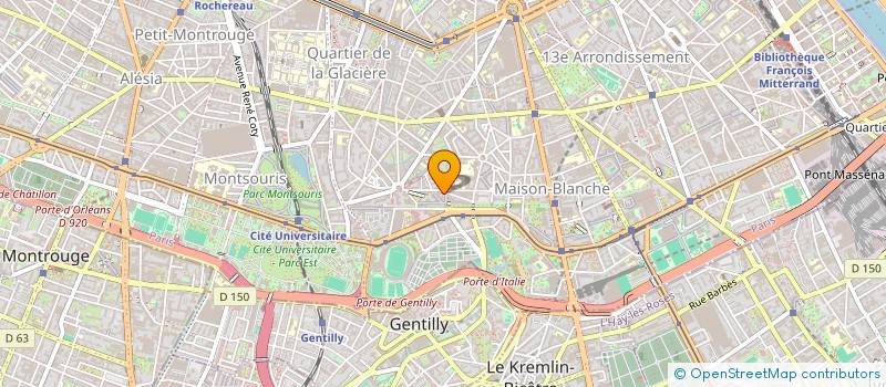 localisation de l'entreprise MADAME MELISSA JUSTINE  PARIS