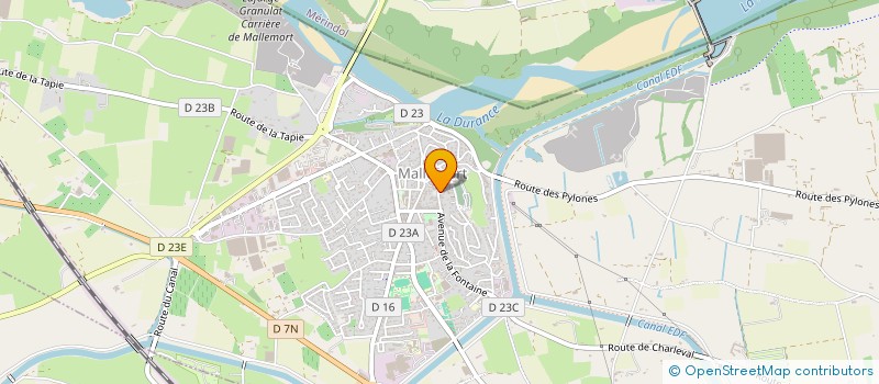 localisation de l'entreprise MADAME MELISSA KAABECHE  MALLEMORT