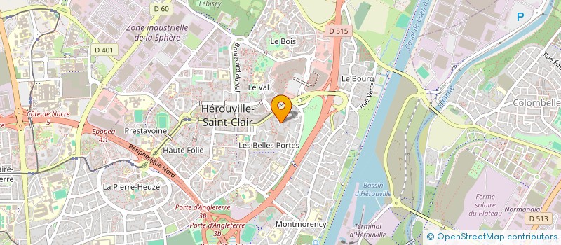 localisation de l'entreprise MADAME MELISSA KACI à HEROUVILLE-SAINT-CLAIR