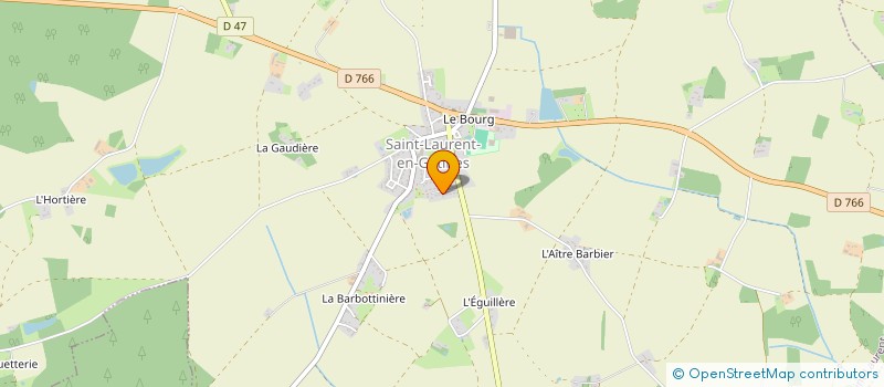 localisation de l'entreprise MADAME MELISSA KACZMAREK  SAINT-LAURENT-EN-GATINES