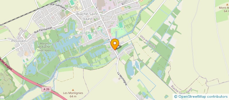 localisation de l'entreprise MADAME MELISSA KARINE ALLART  BIACHE-SAINT-VAAST