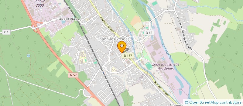 localisation de l'entreprise MADAME MELISSA KEMPFER  THAON-LES-VOSGES