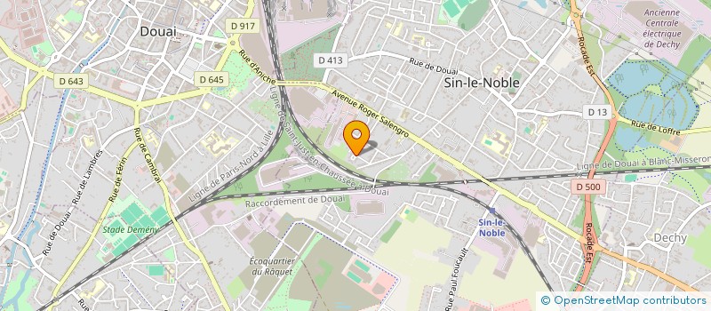 localisation de l'entreprise MADAME MELISSA KERRAR à DOUAI