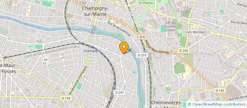 localisation de l'entreprise MADAME MELISSA KHONG  SAINT-MAUR-DES-FOSSES