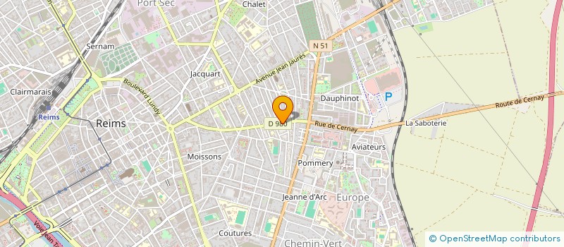 localisation de l'entreprise MADAME MELISSA KRANTZ  REIMS