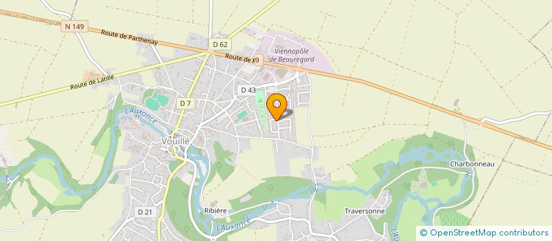 localisation de l'entreprise MADAME MELISSA KRISMANN  VOUILLE