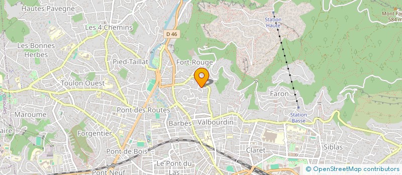 localisation de l'entreprise MADAME MELISSA LABADIE  TOULON