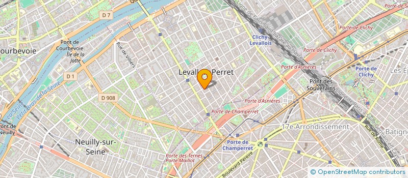 localisation de l'entreprise MADAME MELISSA LACHAUX à LEVALLOIS-PERRET