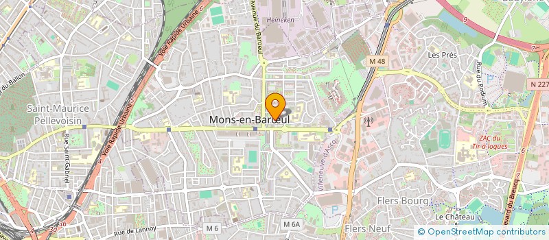 localisation de l'entreprise MADAME MELISSA LAFORCE  MONS-EN-BARUL