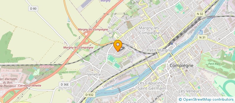 localisation de l'entreprise MADAME MELISSA LANNOO  VENETTE