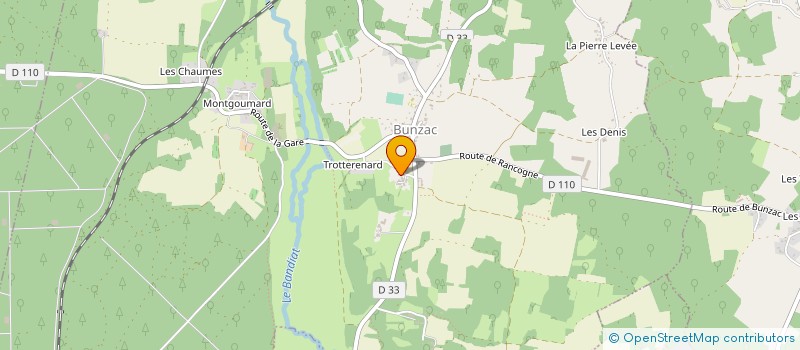 localisation de l'entreprise MADAME MELISSA LARIGALDIE  BUNZAC