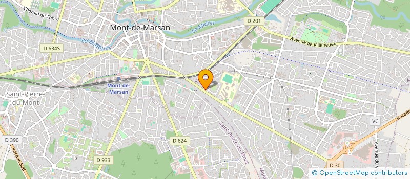 localisation de l'entreprise MADAME MELISSA LATAPIE  MONT-DE-MARSAN