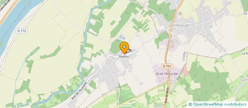 localisation de l'entreprise MADAME MELISSA LAVAYSSE  LE CONTROIS-EN-SOLOGNE