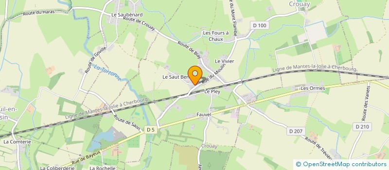 localisation de l'entreprise MADAME MELISSA LE MAGNEN  CROUAY