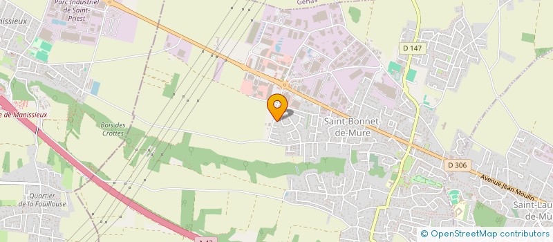 localisation de l'entreprise MADAME MELISSA LEBOEUF  SAINT-BONNET-DE-MURE