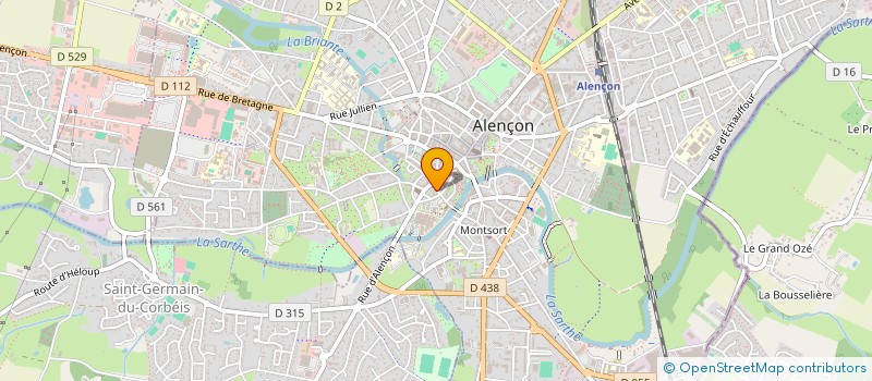 localisation de l'entreprise MADAME MELISSA LECLERC à ALENCON