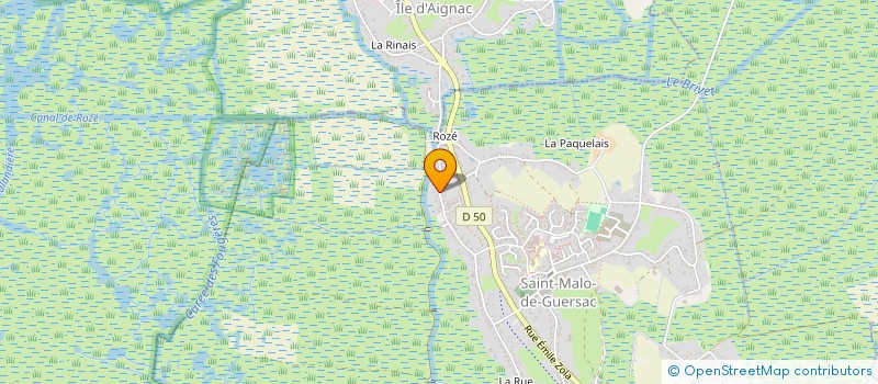 localisation de l'entreprise MADAME MELISSA LEDUC  SAINT-MALO-DE-GUERSAC