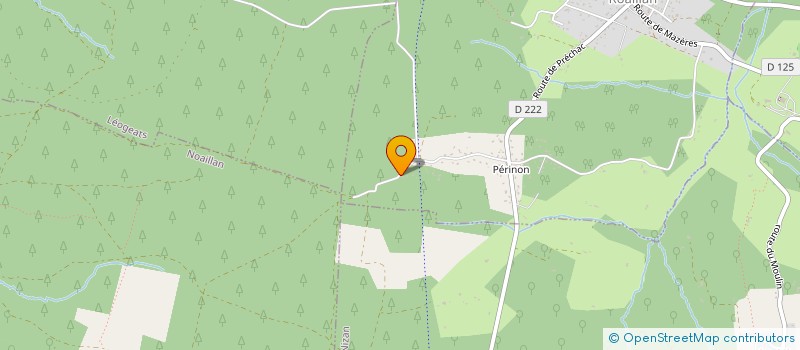 localisation de l'entreprise MADAME MELISSA LEFEBVRE  ROAILLAN