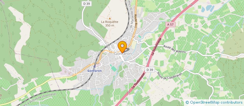 localisation de l'entreprise MADAME MELISSA LEFEBVRE  GONFARON