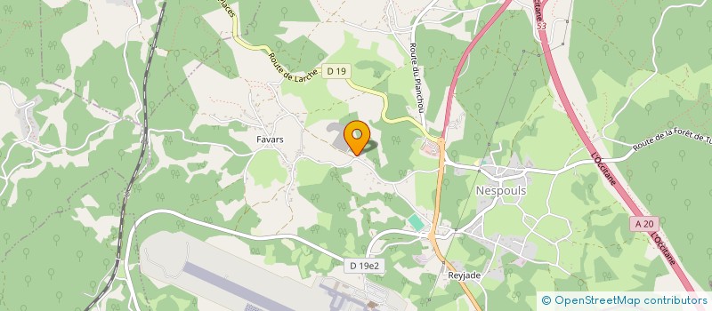 localisation de l'entreprise MADAME MELISSA LEITE DE SOUSA  NESPOULS