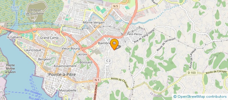 localisation de l'entreprise MADAME MELISSA LEPIERRE à LES ABYMES