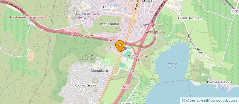 localisation de l'entreprise MADAME MELISSA LEVEQUE  NARBONNE