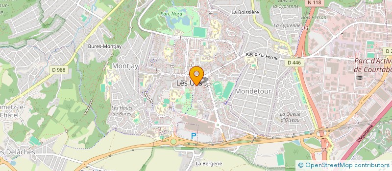 localisation de l'entreprise MADAME MELISSA LEYRIS à LES ULIS