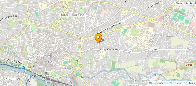 localisation de l'entreprise MADAME MELISSA LEZINEAUD à PAU