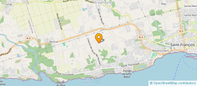 localisation de l'entreprise MADAME MELISSA LIAUTAUD  SAINT-FRANCOIS