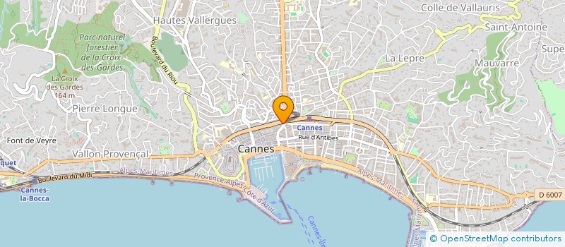 localisation de l'entreprise MADAME MELISSA LIMOUSIN à CANNES