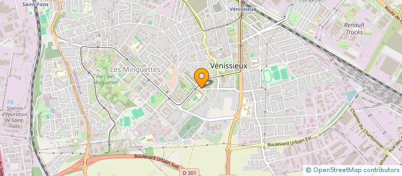 localisation de l'entreprise MADAME MELISSA LOMBART  VENISSIEUX
