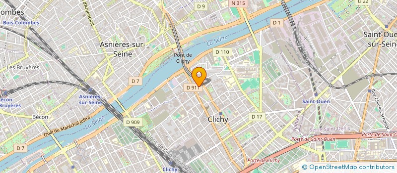 localisation de l'entreprise MADAME MELISSA LOPEZ à CLICHY