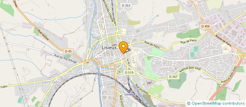localisation de l'entreprise MADAME MELISSA LOQUET à LISIEUX