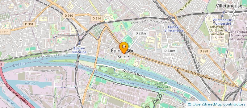 localisation de l'entreprise MADAME MELISSA LOUTRAT à EPINAY-SUR-SEINE