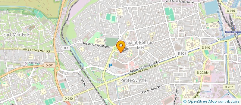 localisation de l'entreprise MADAME MELISSA LUCHIER à DUNKERQUE