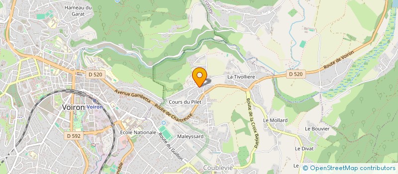 localisation de l'entreprise MADAME MELISSA LYNE  COUBLEVIE