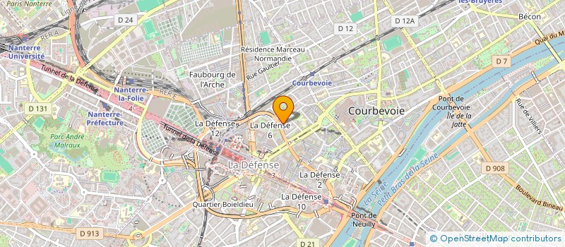 localisation de l'entreprise MADAME MELISSA MAGHAMES à COURBEVOIE