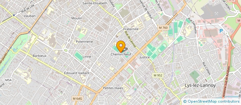 localisation de l'entreprise MADAME MELISSA MAHIOUT  ROUBAIX