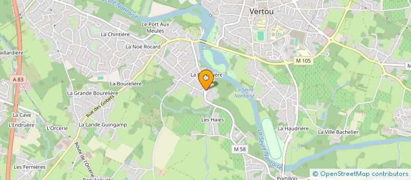 localisation de l'entreprise MADAME MELISSA MALKA  VERTOU