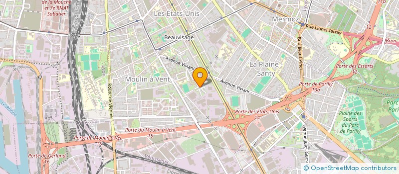 localisation de l'entreprise MADAME MELISSA MANON  VENISSIEUX