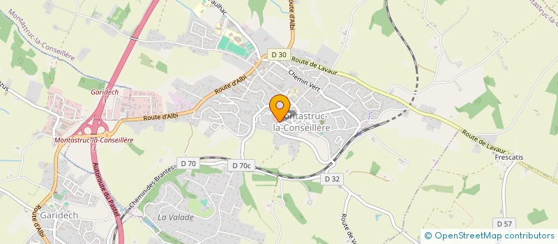 localisation de l'entreprise MADAME MELISSA MARCOS  MONTASTRUC-LA-CONSEILLERE