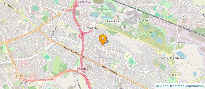 localisation de l'entreprise MADAME MELISSA MAREAU  TRELAZE