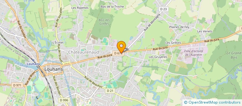localisation de l'entreprise MADAME MELISSA MAREINE CASSAGRAND à LONS-LE-SAUNIER