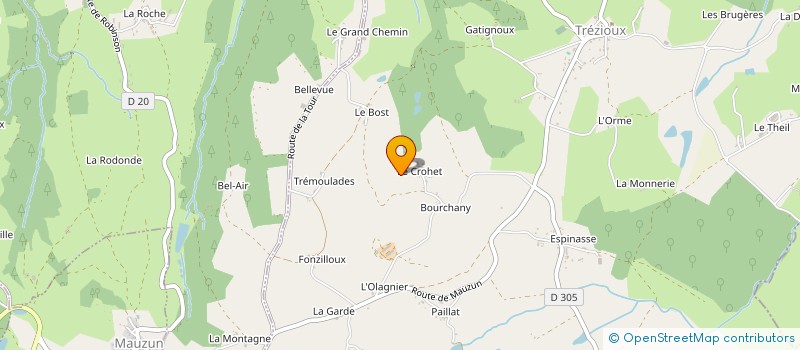 localisation de l'entreprise MADAME MELISSA MARETTE  DOMAIZE