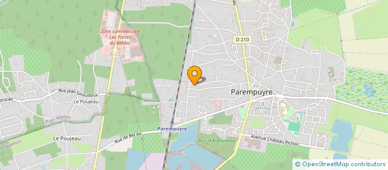 localisation de l'entreprise MADAME MELISSA MARIE-JOSEPH  PAREMPUYRE