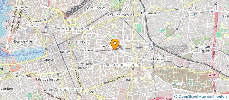 localisation de l'entreprise MADAME MELISSA MARILLER à MARSEILLE