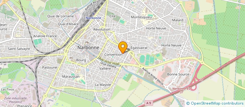 localisation de l'entreprise MADAME MELISSA MARISCAL  NARBONNE