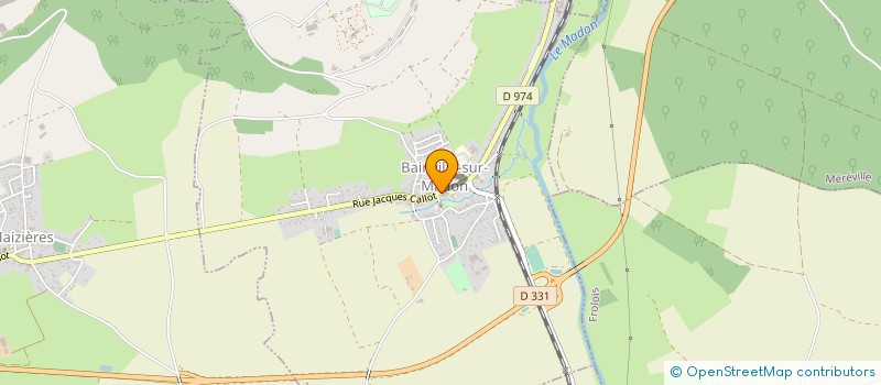 localisation de l'entreprise MADAME MELISSA MAROTEL  BAINVILLE-SUR-MADON