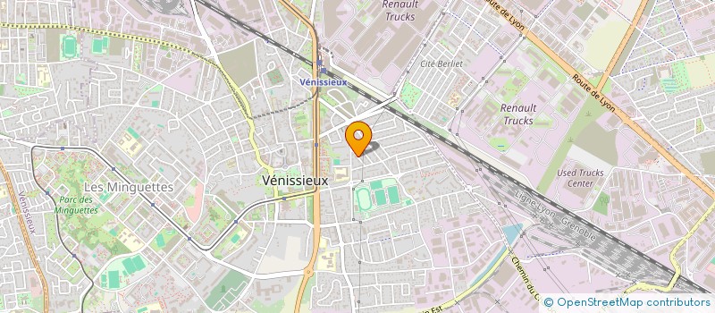 localisation de l'entreprise MADAME MELISSA MARQUEGNIES  VENISSIEUX